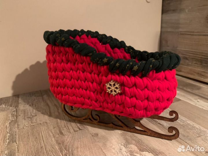 Корзина для хранения, трикотажная корзинка