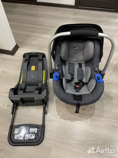 Автолюлька с базой isofix