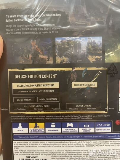 Диск Dying Light 2 Stay Human Delux edition PS4