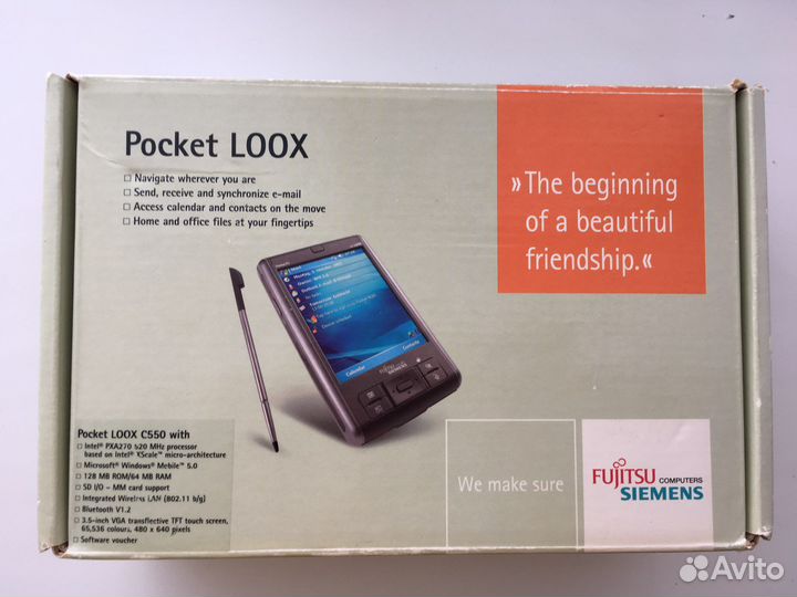 Кпк Fujitsu-Siemens Pocket Loox C550