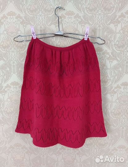 Красный костюмчик для девочки