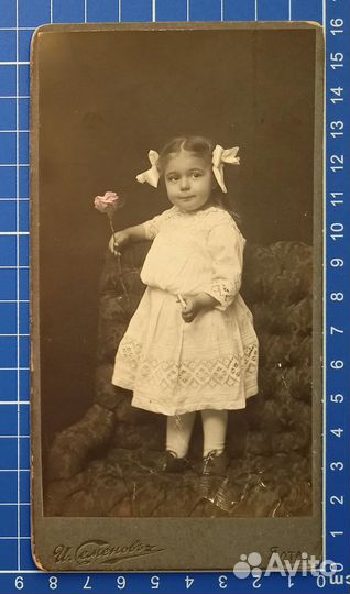 Старое фото. Девочка. Ялта. Начало 20-го века