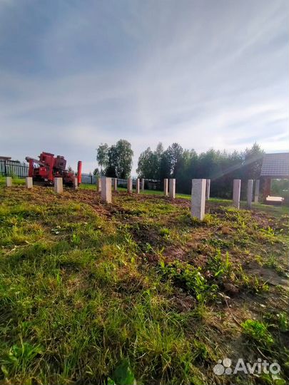 Жб свайный фундамент