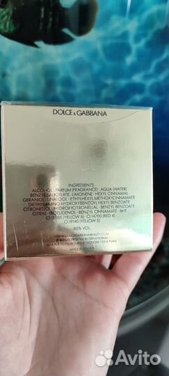Парфюмерная вода Dolce gabbana the one 50 ml