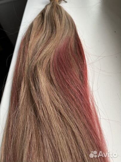 Волосы для наращивания 55см 108 капсул