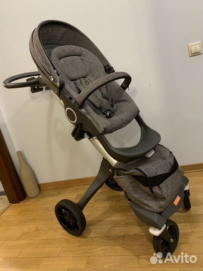 Коляска stokke xplory V5 2в1 Чёрный меланж