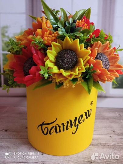 Букет из мыла ручной работы