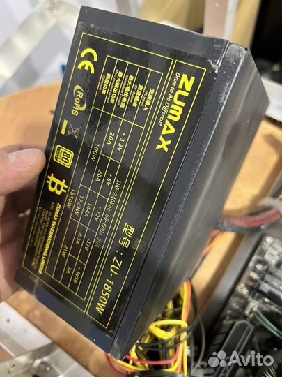 Готовая Тушка для майнинг фермы на 6 карт