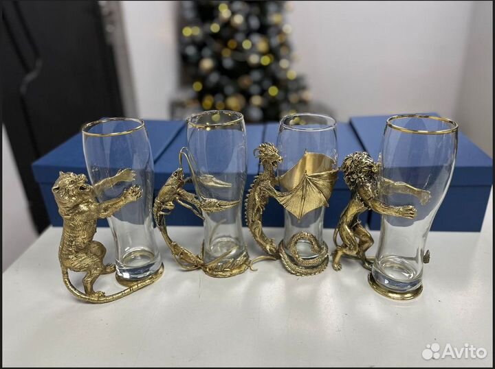 Стопки. Бокалы для коньяка. Пивные бокалы