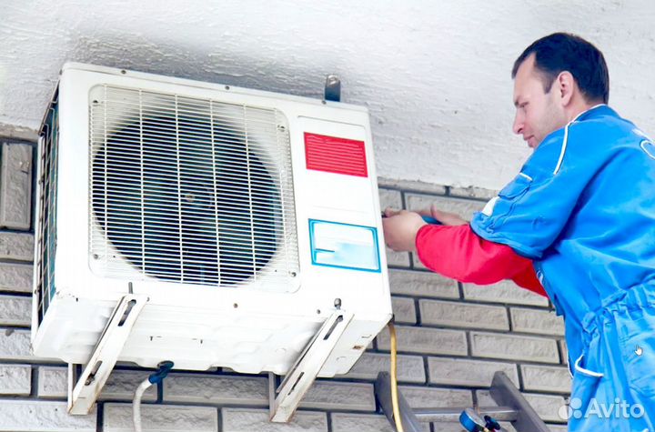 Чистка сплит систем Заправка Установка