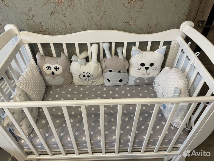 Бортики в детскую кроватку