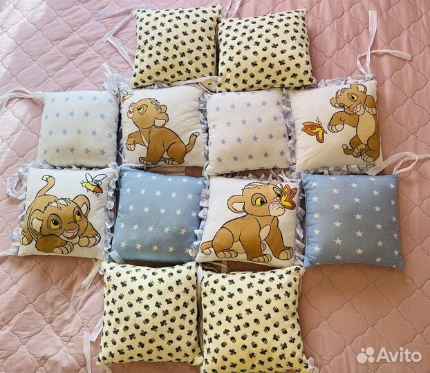 Подушки-бортики в кроватку