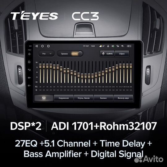 Оригинальные магнитолы Teyes CC3 3/32 Gb