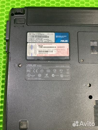 Ноутбук asus K42DR (210119)