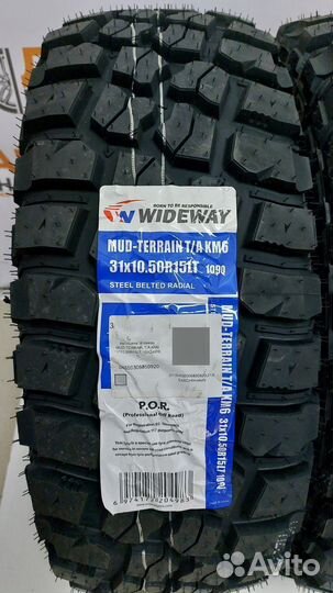 Wideway Mud-Terrain T/A KM6 31/10.5 R15 107Q