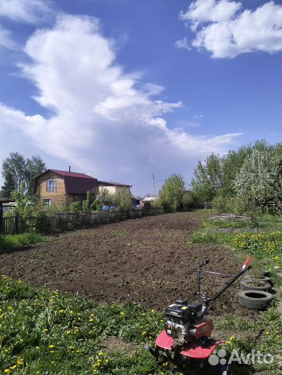 Вспашка земли под газон, и культивация мотоблоком