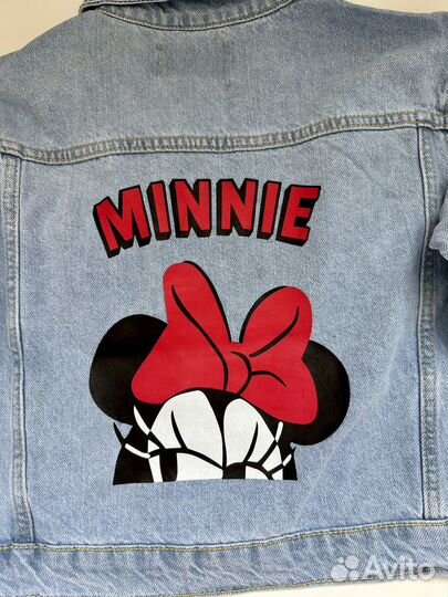 Джинсовая куртка для девочки zara minnie