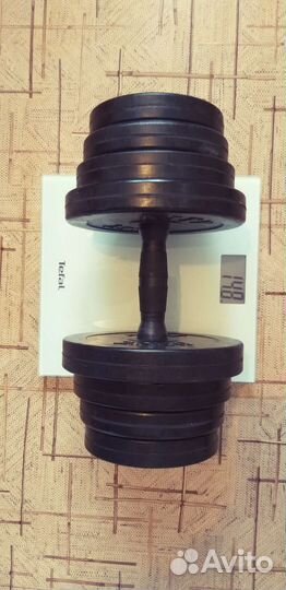 Гантели разборные штанга 15кг+15кг