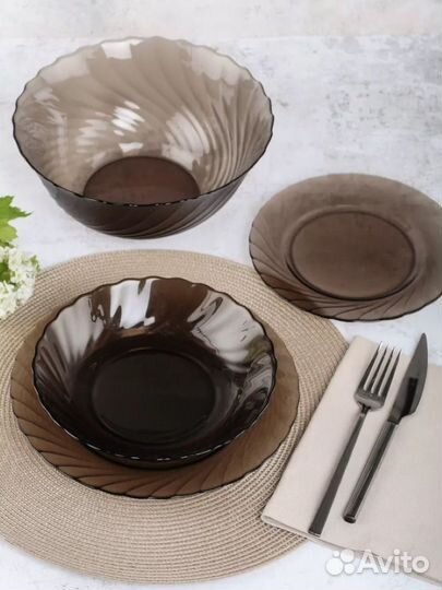 Набор столовой посуды б/у