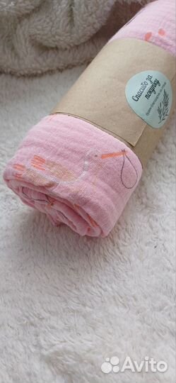 Набор муслиновых пелёнок 2шт