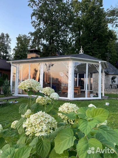 Мягкие окна для беседки