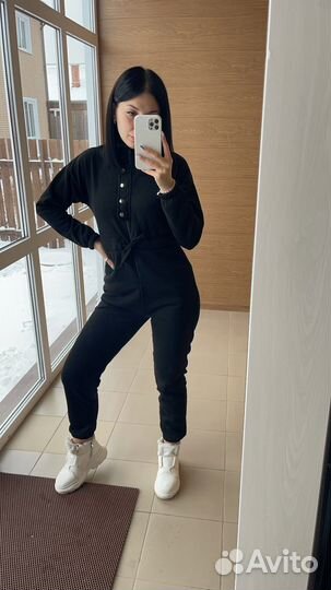 Женский комбинезон на флисе