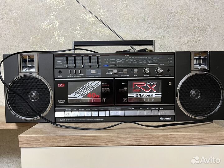 Двухкассетная магнитола Panasonic National