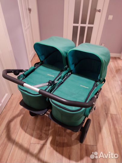 Коляска для двойни bumbleride 2в1