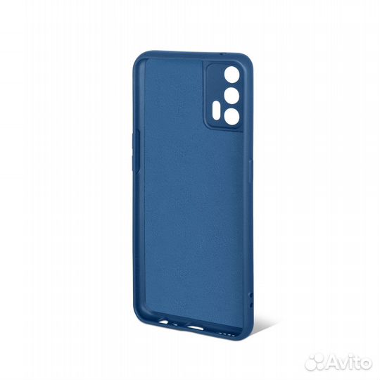 Силиконовый чехол с микрофиброй для Realme GT (5G)