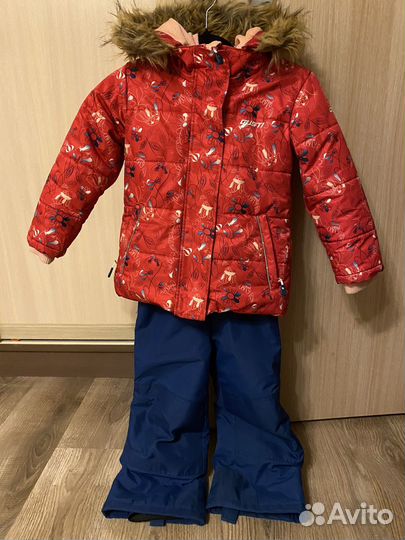 Зимний костюм для девочки 110