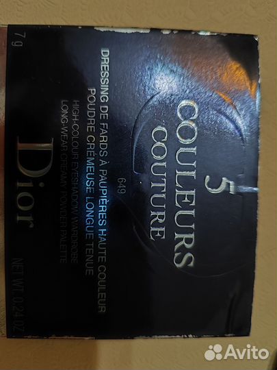 Палитра теней dior, nyx