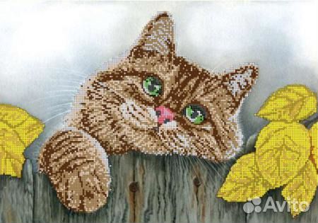 Рисунок на ткани для вышивания бисером