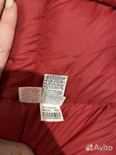 Пуховик the north face оригинал