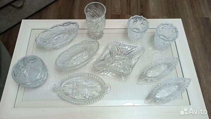 Хрустальная посуда бу