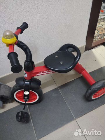 Детский трехколесный велосипед lamborghini