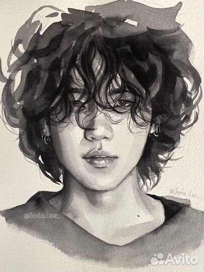 Портрет на заказ акварелью