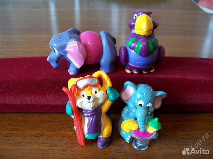 Игрушки из киндера разные птицаслон киндер сюрприз