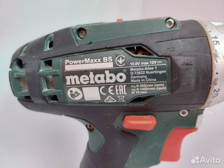 Дрель-шуруповерт Metabo PowerMaxx BS (Печеры)