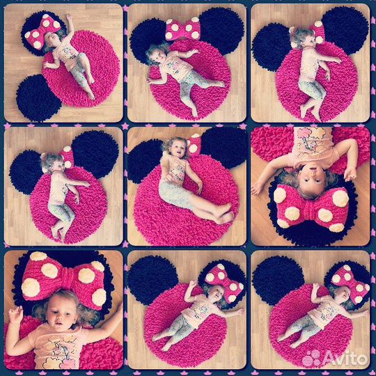 Детский коврик ручной работы