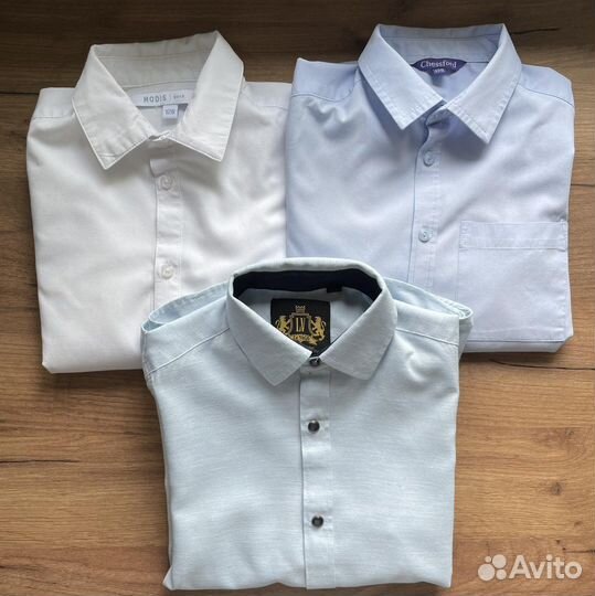 Школьные рубашки брюки кардиган жилет 122-128-134