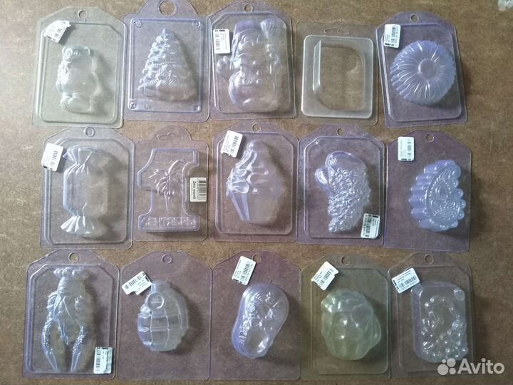 Пластиковые формы для мыла