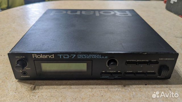 Roland TD-7 барабанный модуль, драм- машина объявление продам