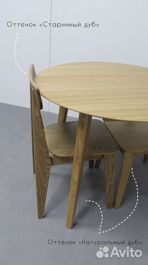 Обеденный стол и стулья