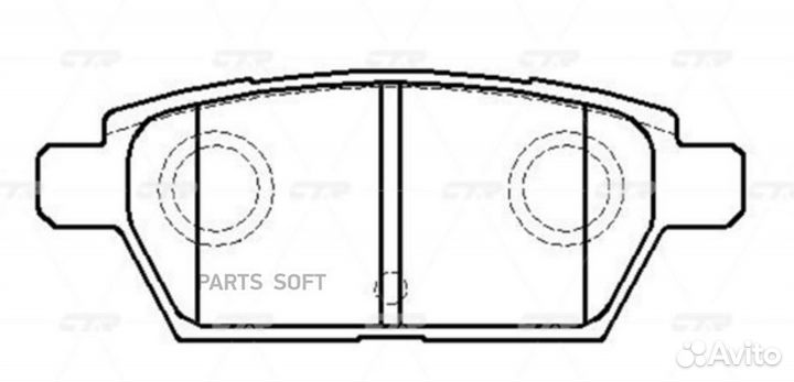 CTR GK0710 (старый номер ckmz-64) Колодки тормозны