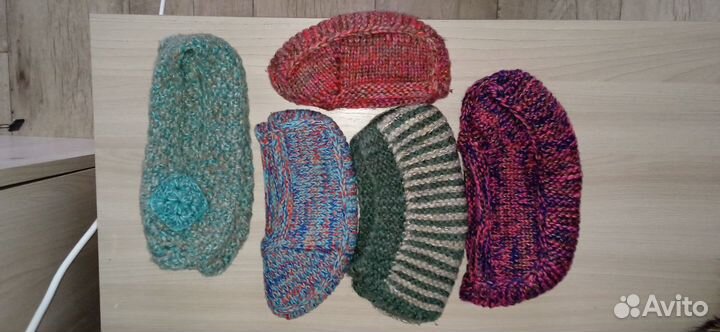 Следки вязаные ручной работы)