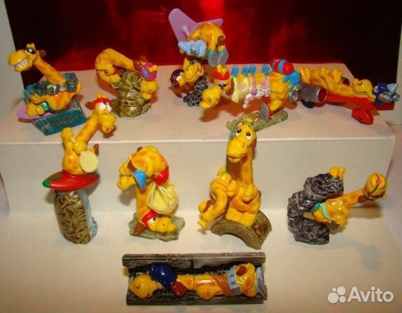 Зайцы Кролики Жирафы Бобры Овцы серии киндер