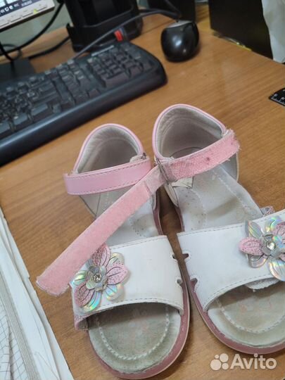 Сандали для девочки в садик 28р