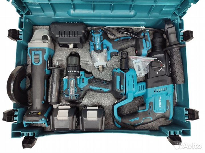 Makita 5в1 набор инструмента / Гайковерт 1200N м
