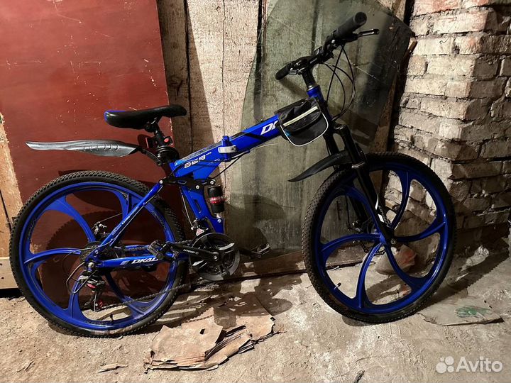 Велосипед на литых дисках