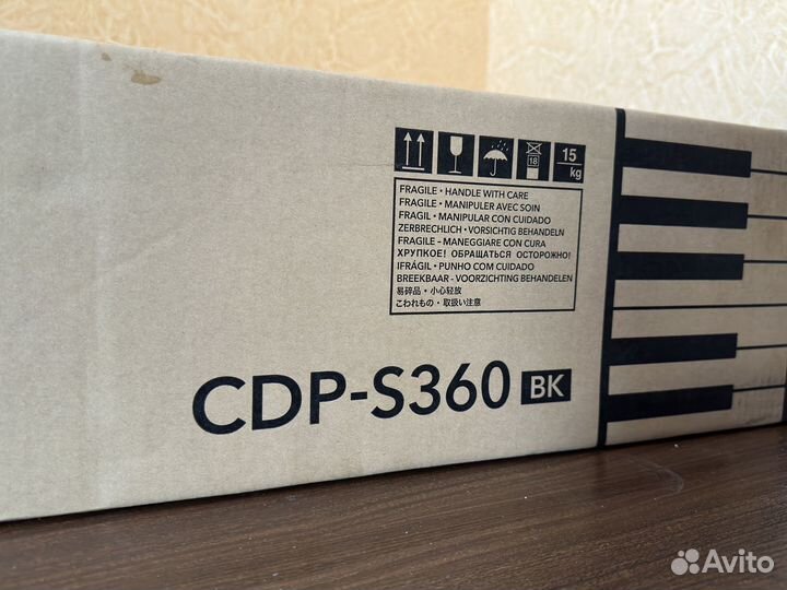 Цифровое пианино casio cdp s360 bk новое
